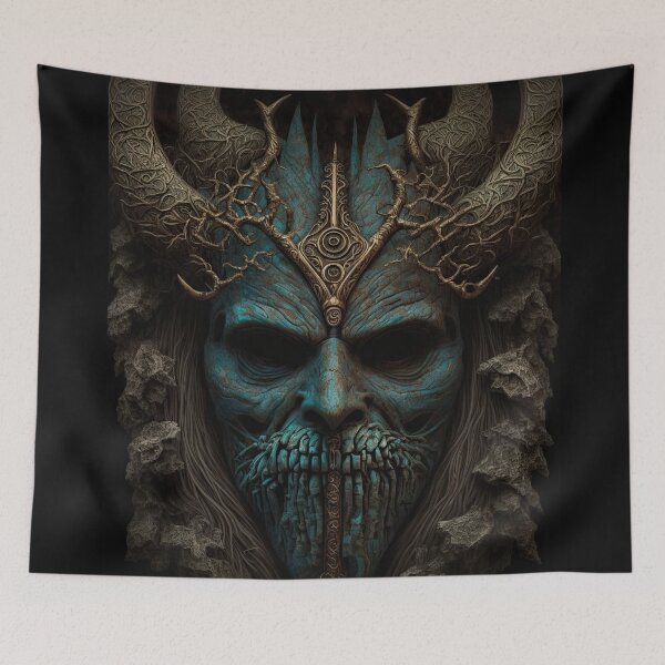 Item preview, Rokkatru Loki Giant from Helheim Seidr Shaman Oni Masque designed and sold by Gralok.