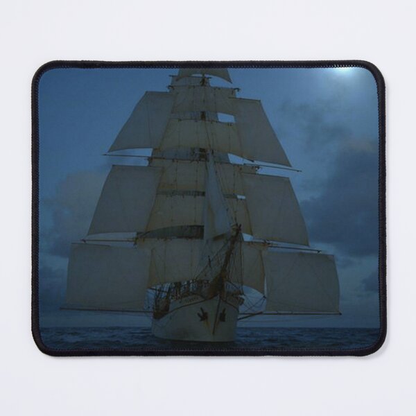 Item preview, DownWind on Night Watch - Sailing Ship Sailing Under a Full Moon designed and sold by Pirate Foto.