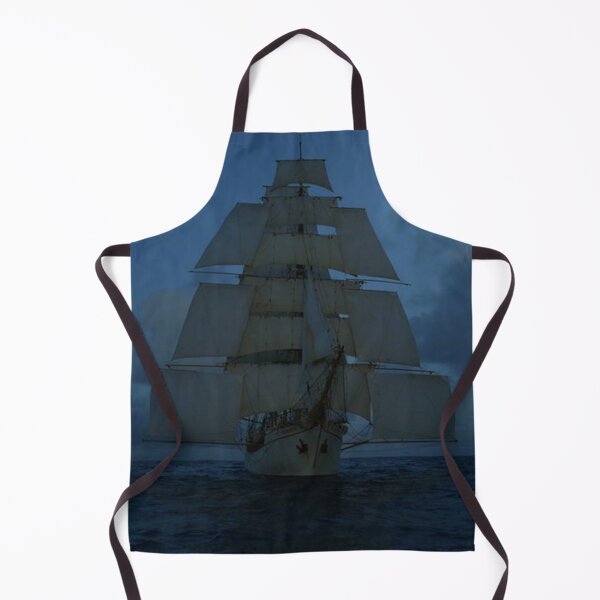 Item preview, DownWind on Night Watch - Sailing Ship Sailing Under a Full Moon designed and sold by Pirate Foto.