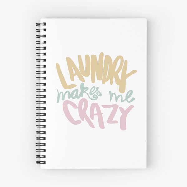Item preview, Laundry makes me crazy typography designed and sold by chuckletuckle.