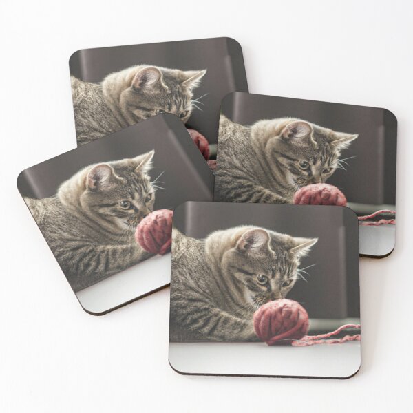 Item preview, Cat Playing With A Ball Of String designed and sold by The Glasses Girl.