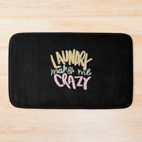 Item preview, Laundry makes me crazy typography designed and sold by chuckletuckle.