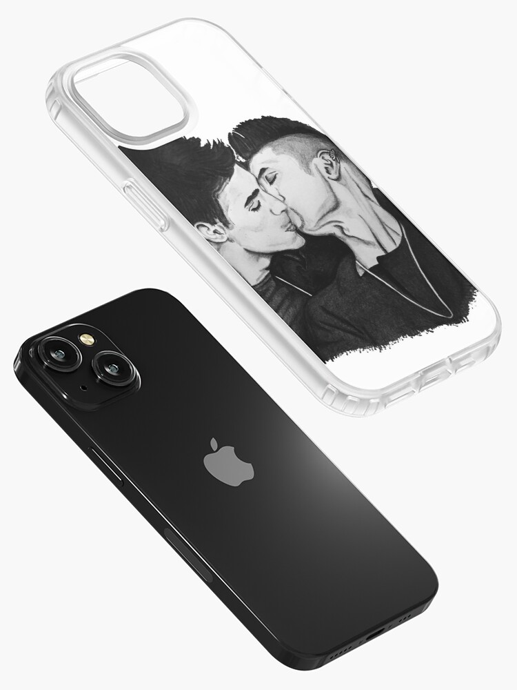 Shadowhunters - Alec Lightwood and Magnus Bane - Malec Kiss (Pencil) -  tDiE iPhone Case for Sale by michellemisfit