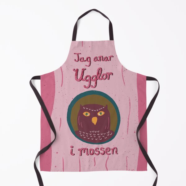 Item preview, Jag Anar Ugglor i Mossen | I Suspect Owls in the Bog | pink purple designed and sold by Ingrid Poole.