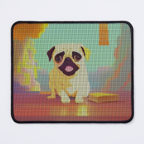 Item preview, Neon Colorful Abstract Pug 8-bit Pixel Art designed and sold by PixelDripped.