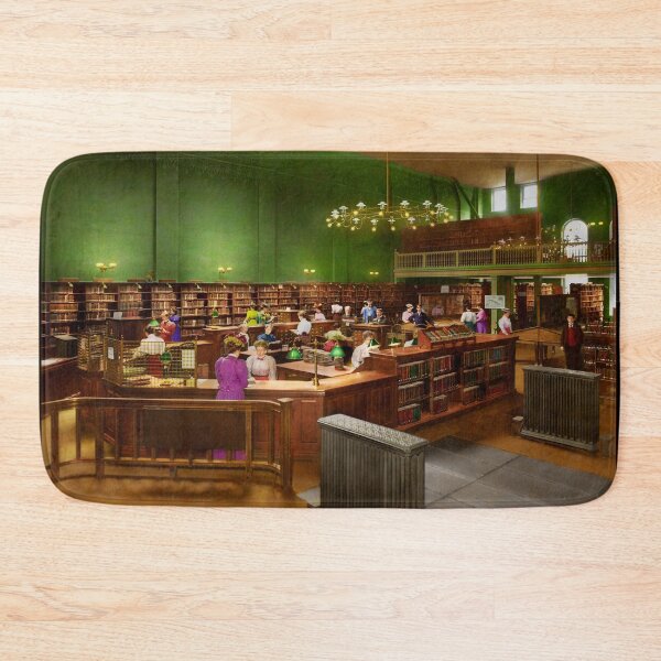 Artikelvorschau, Bibliothek - Die Romantik des Lesens 1895 entworfen und verkauft von Mike Savad Photography.