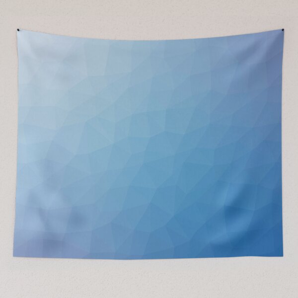 Item preview, Blue Polygon Triangle Pattern designed and sold by LD ART.