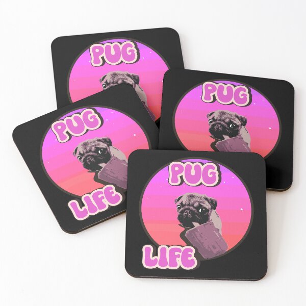 Item preview, Cute puppy pug dog lover pug life  designed and sold by HomeCoquette.