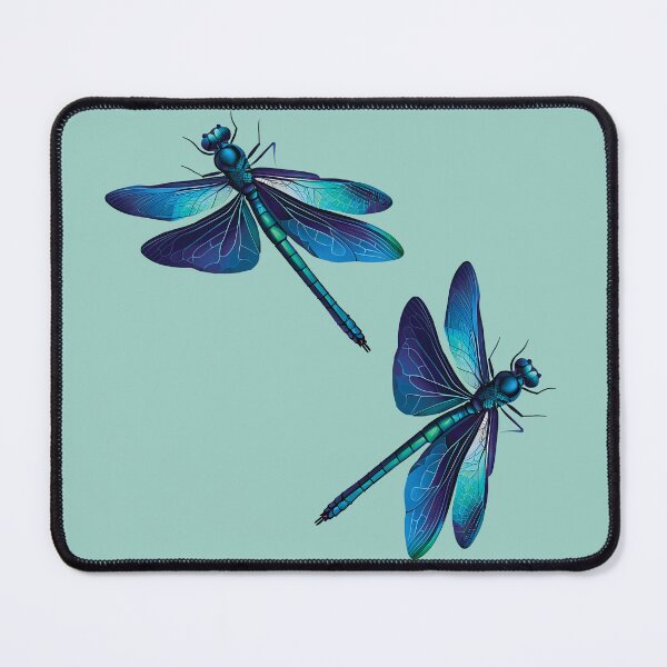 Item preview, Vibrant Blue Dragonfly Print designed and sold by PearBird.