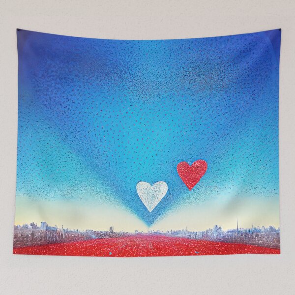 Item preview, Dreaming of a field of hearts designed and sold by Arthoughts.