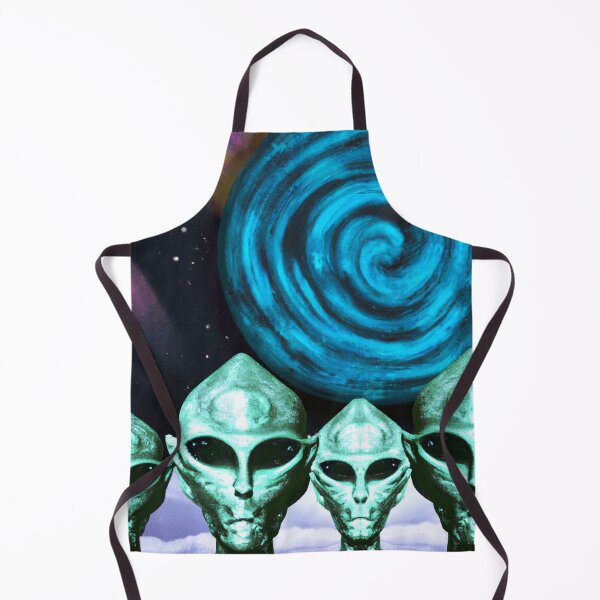 Item preview, Surreal Cosmic Alien Heads designed and sold by miguelscanvas.