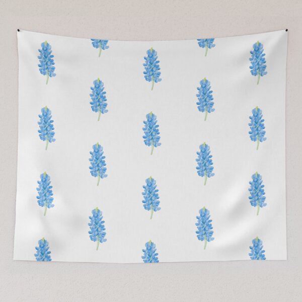 Item preview, abstract watercolor bluebell flower designed and sold by emilypadula.