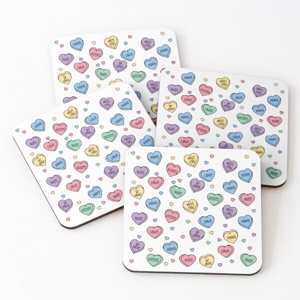 Item preview, Candy Heart Sticker Set designed and sold by MonkeyBizness.