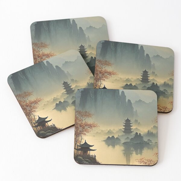 Item preview, Chinese landscape painting designed and sold by WhirlingSand.
