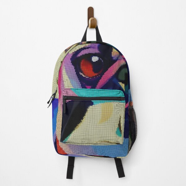 Item preview, Neon Colorful Abstract Pug 8-bit Pixel Art designed and sold by PixelDripped.