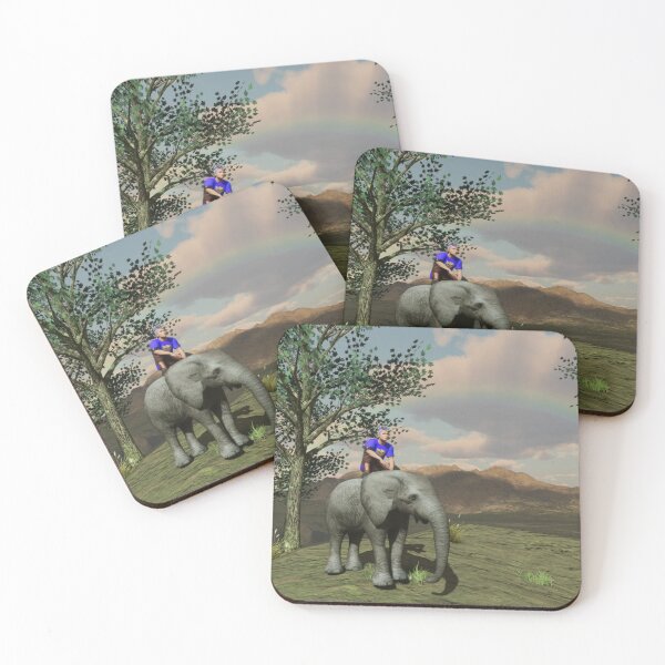 Item preview, Elephant Rainbow Meta designed and sold by PrimoGeometry.