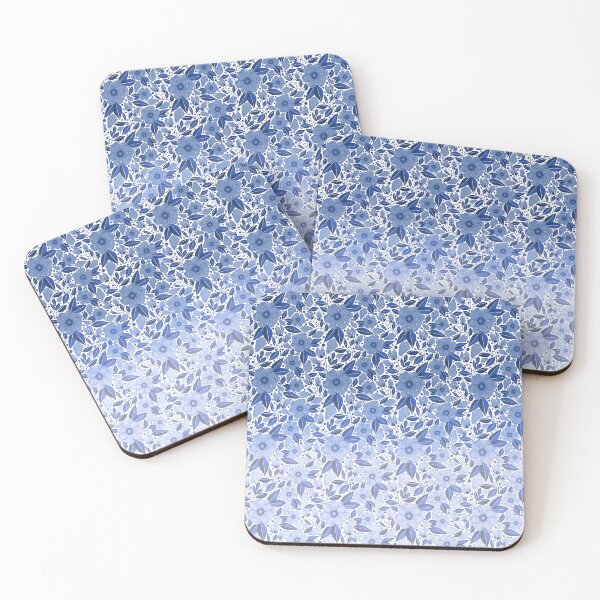 Item preview, Magnolia - Blue Ombre designed and sold by KelliroDesigns.