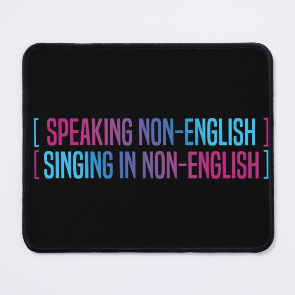 Item preview, Speaking non-english, Singing non-english designed and sold by badCasperTees.