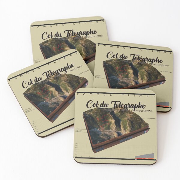 Item preview, FAMOUS CLIMBS - Col du Télégraphe - from Saint Michel de Maurienne designed and sold by André Cremers.