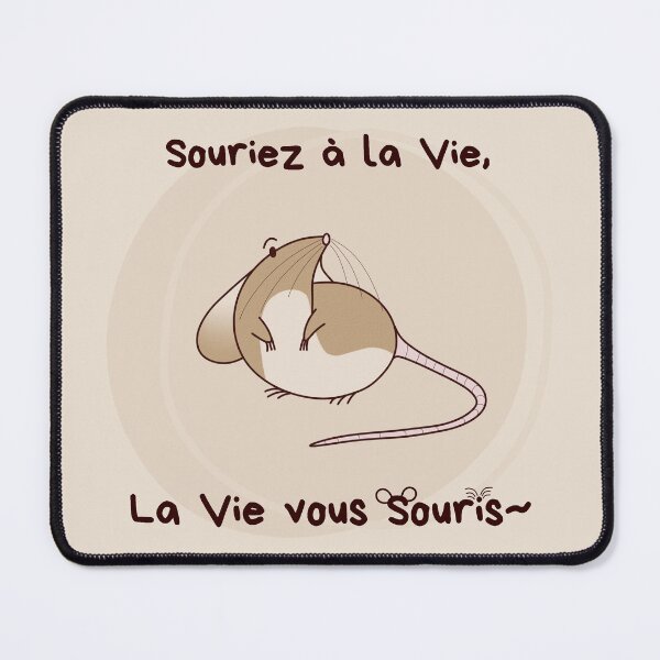 Item preview, Mouse Pad - Smile for Life designed and sold by LibaoWu.