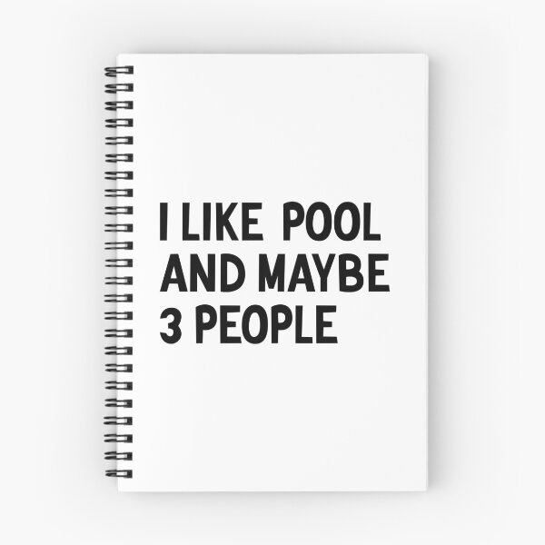 Item preview, I Like Pool & Maybe Like 3 People - Funny Pool designed and sold by T-shirt For You.