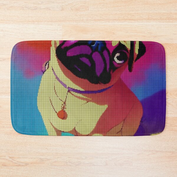 Item preview, Neon Colorful Abstract Pug 8-bit Pixel Art designed and sold by PixelDripped.