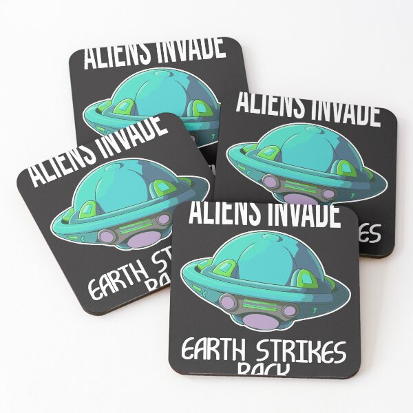 Item preview, Alien Invaders Dark designed and sold by SinMagellan.