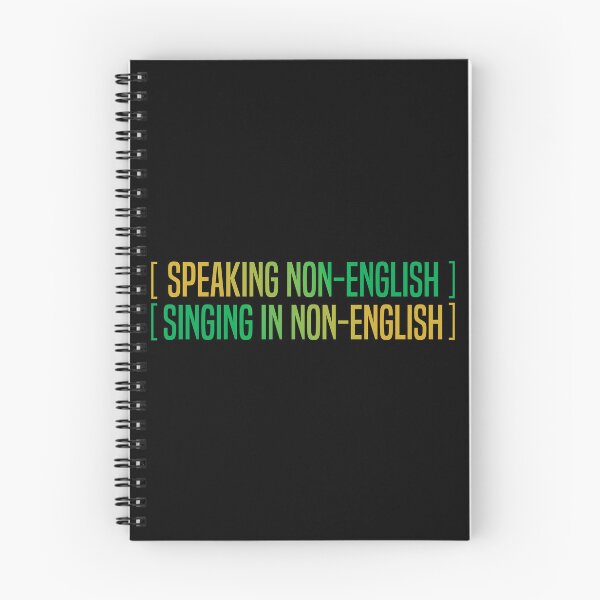 Item preview, Speaking non-english, Singing non-english designed and sold by badCasperTees.