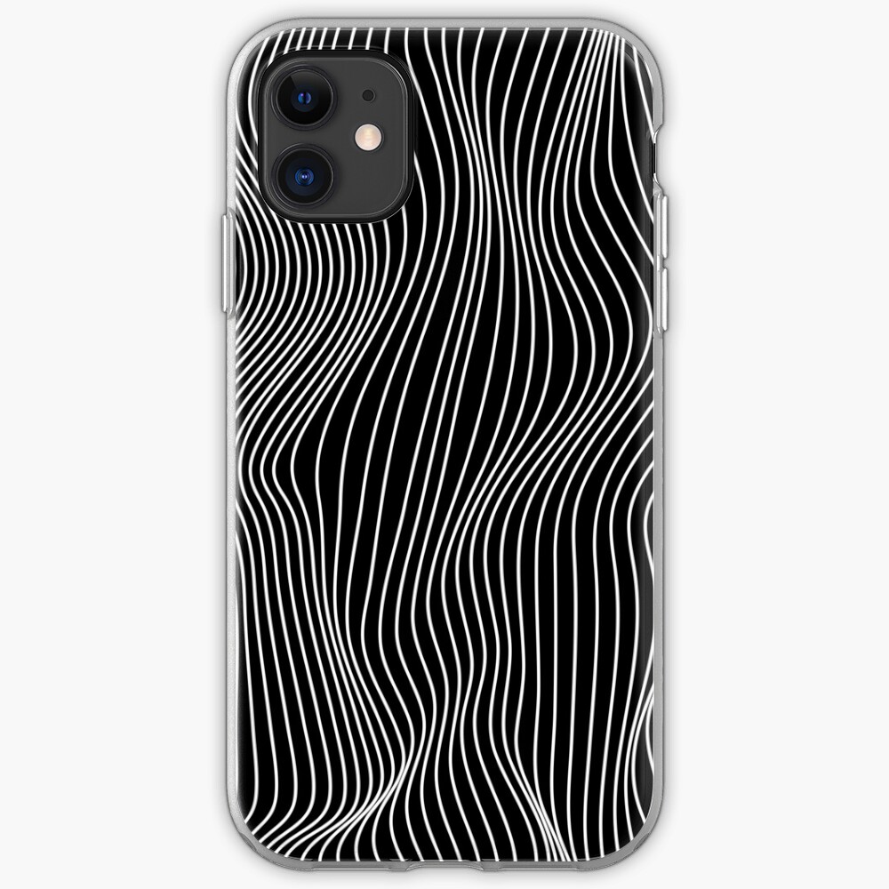 Optical Illusion Minimal Lines iPhone Case & Cover