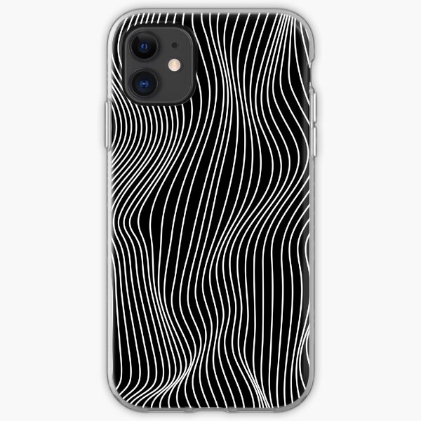 Optical Illusion Minimal Lines iPhone Soft Case