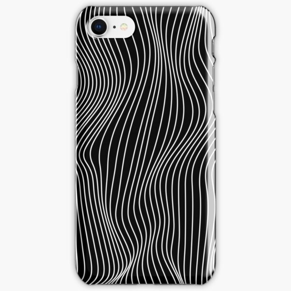 Optical Illusion Minimal Lines iPhone Snap Case