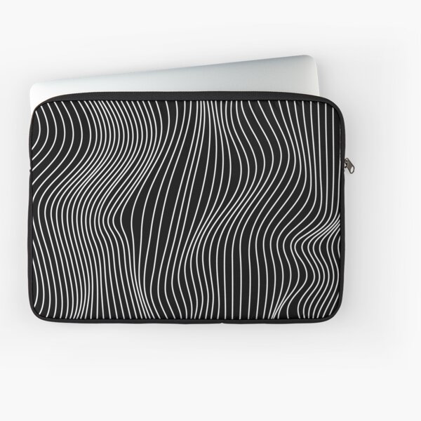 Optical Illusion Minimal Lines Laptop Sleeve