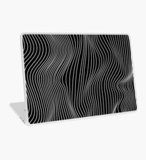 Minimale Linien der optischen Illusion Laptop Folie
