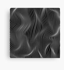 Optical Illusion Minimal Lines Canvas Print