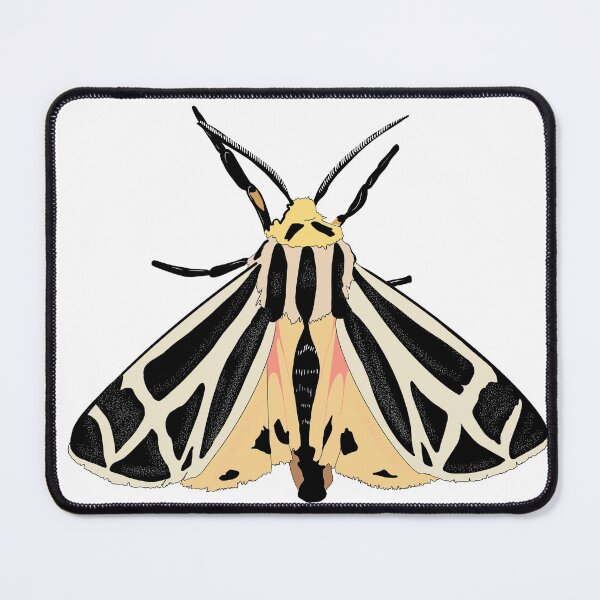 Item preview, Harnessed Tiger Moth (Apantesis phalerata) designed and sold by FloofleBoop.