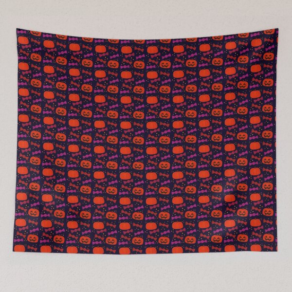 Item preview, Simple Halloween Pattern (2022) designed and sold by SleepyMangrove.