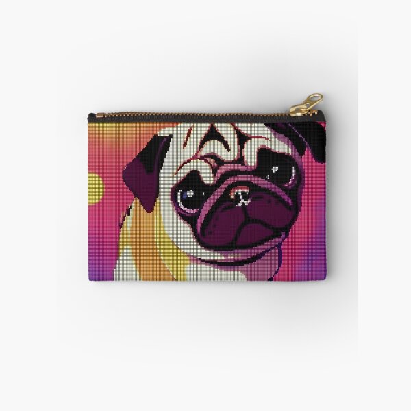 Item preview, Neon Colorful Abstract Pug 8-bit Pixel Art designed and sold by PixelDripped.