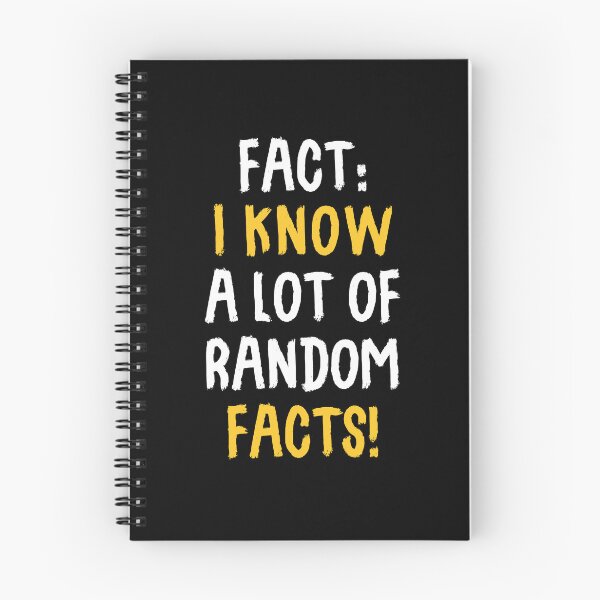 Item preview, Fact: I Know A Lot Of Random Facts! designed and sold by T-shirt For You.