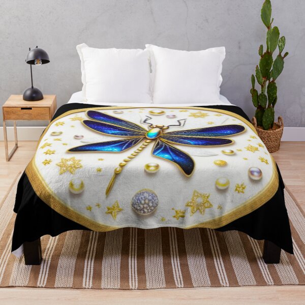 Item preview, Gold Turquoise Dragonfly designed and sold by Nobiya.