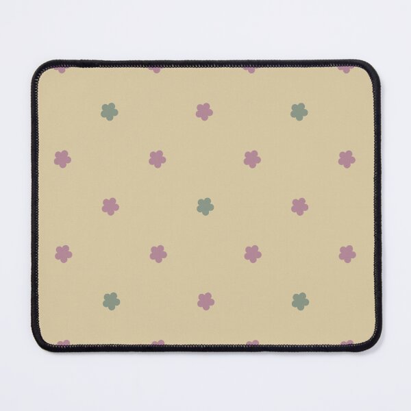 Item preview, Pink and green beige pastel floral print designed and sold by lyonka06.