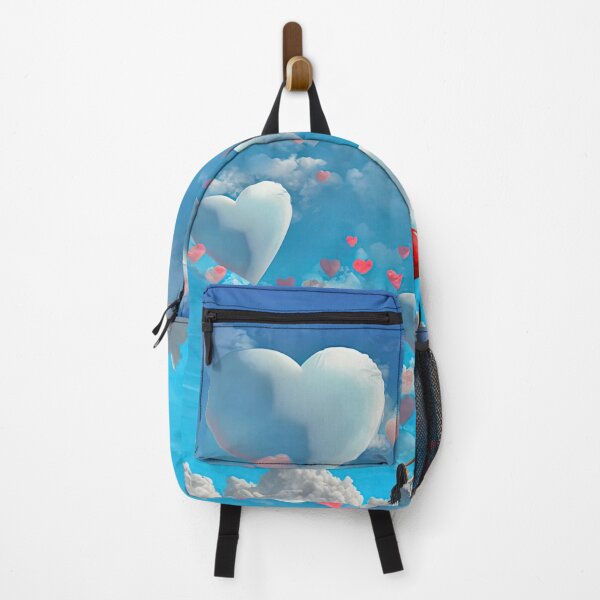 Item preview, A women blue sky clouds & hearts designed and sold by Arthoughts.