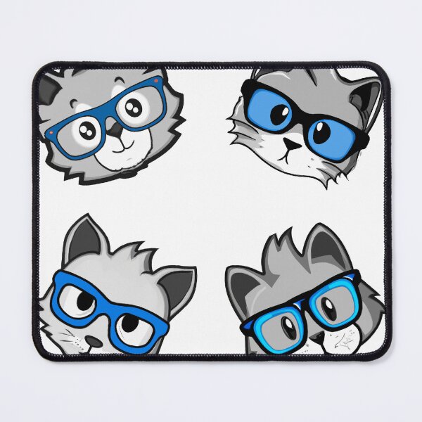 Item preview, Cute Cat Wearing Glasses designed and sold by web3lab.