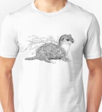 Camiseta ajustada Comadreja hoja