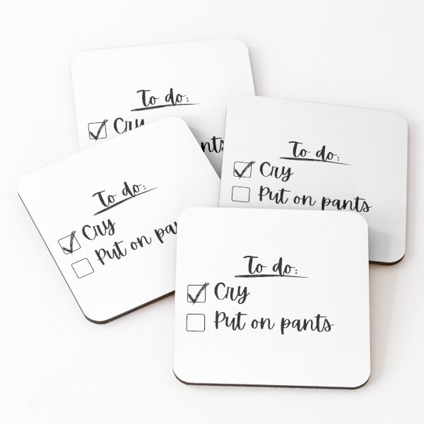 Item preview, To Do: Cry, Put on Pants designed and sold by koolaidcupcake.