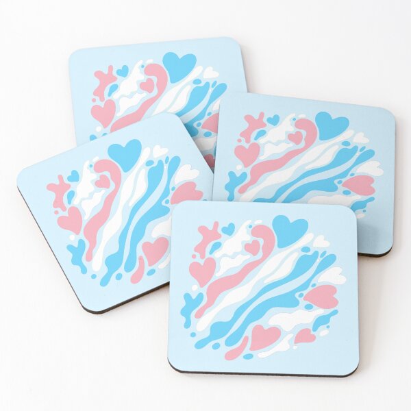Item preview, Subtle Trans Pride Swirls designed and sold by everything4eva.