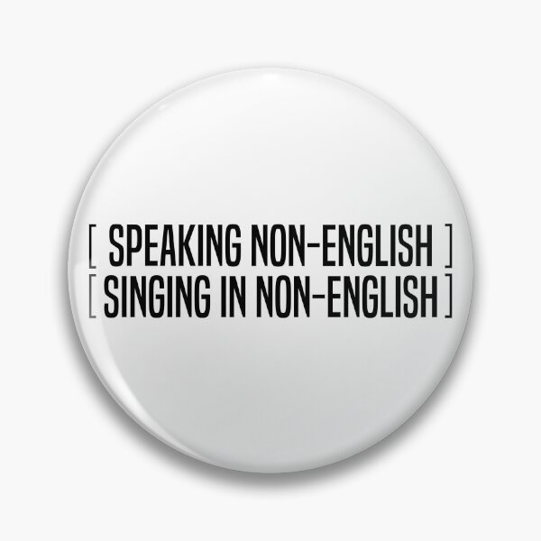Item preview, Speaking non-english, Singing non-english Simple designed and sold by badCasperTees.