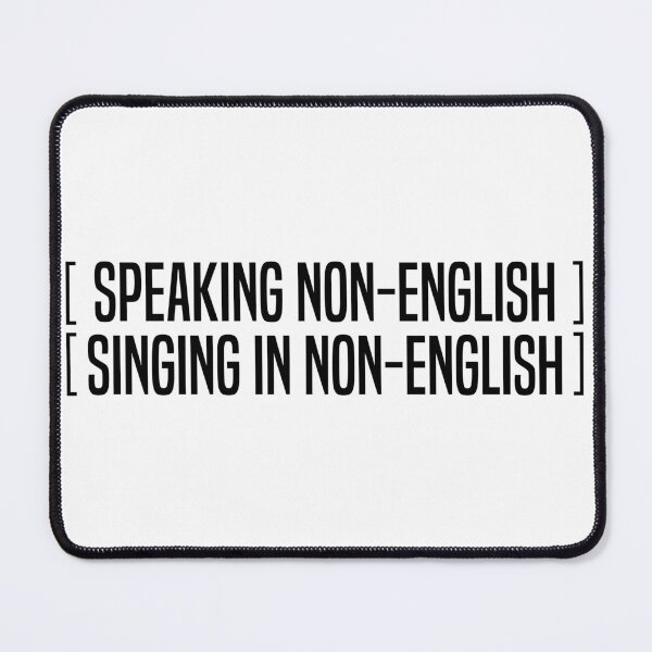 Item preview, Speaking non-english, Singing non-english Simple designed and sold by badCasperTees.