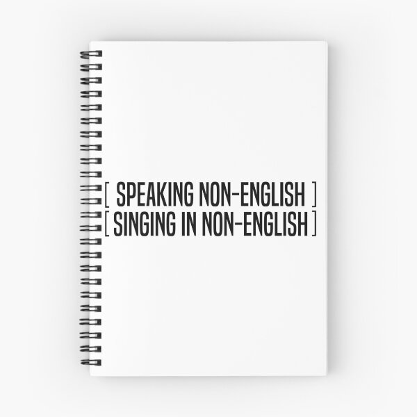 Item preview, Speaking non-english, Singing non-english Simple designed and sold by badCasperTees.