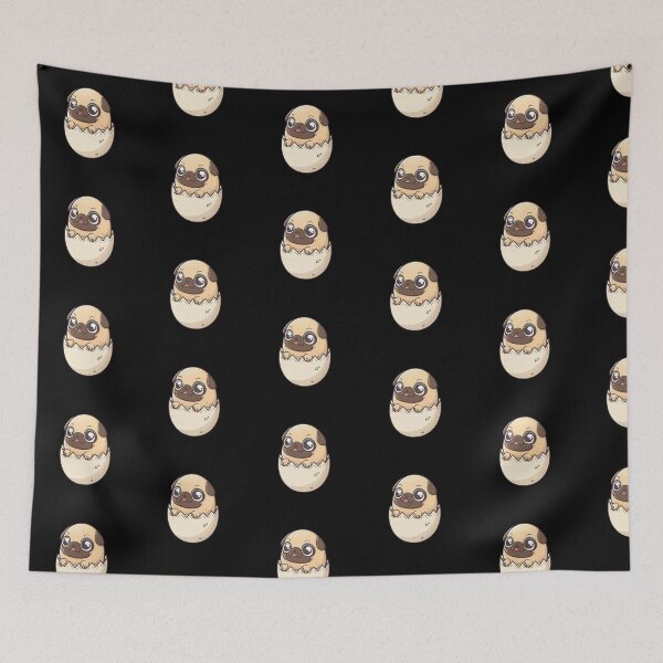 Item preview, Dog in the egg, Cute Easter pug, Kawaii dog, Pug in the egg, Easter eggdog gift designed and sold by Chardo55.