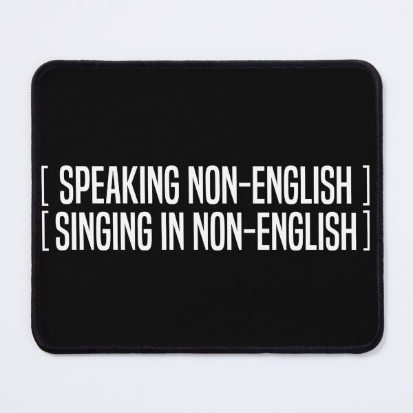 Item preview, Speaking non-english, Singing non-english Simple designed and sold by badCasperTees.